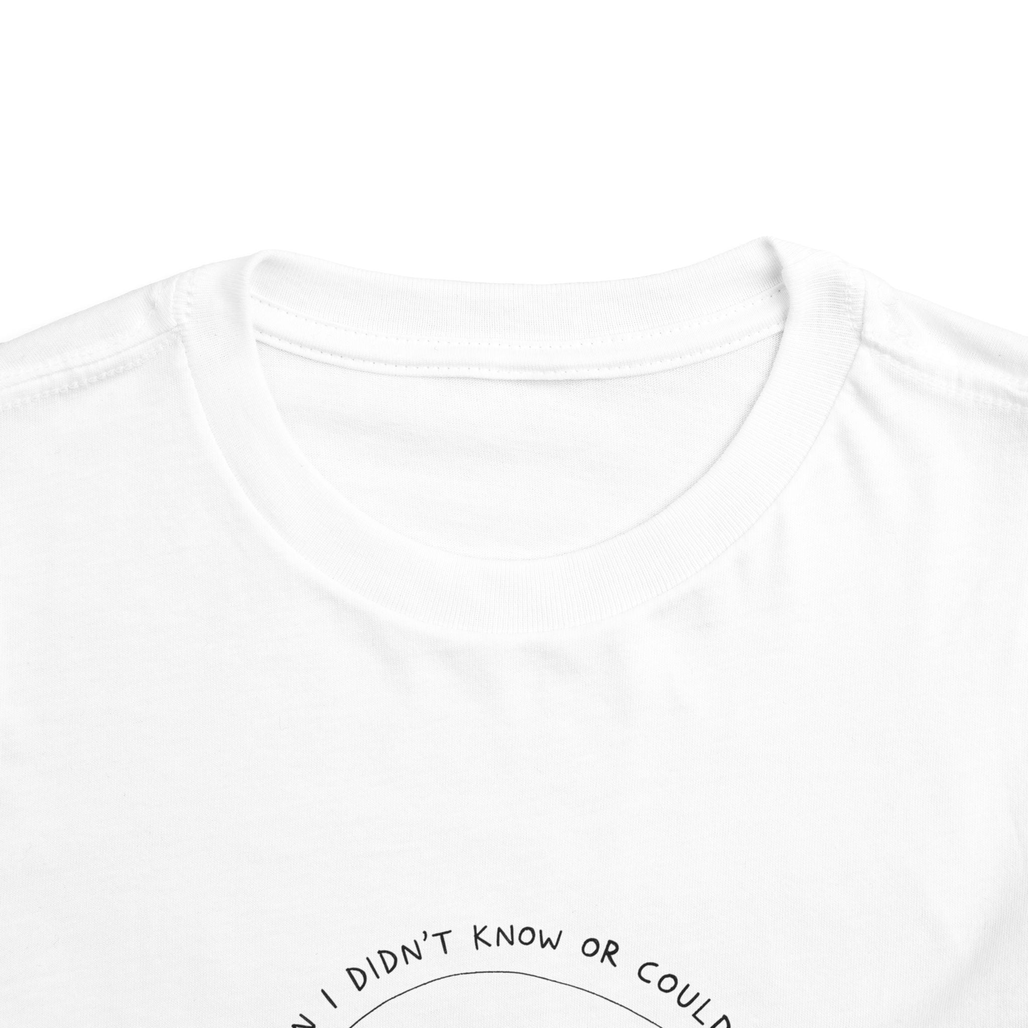 Toddler Tee — 'There Was Jesus' Mary & Baby Minimalist Christian Kids Shirt