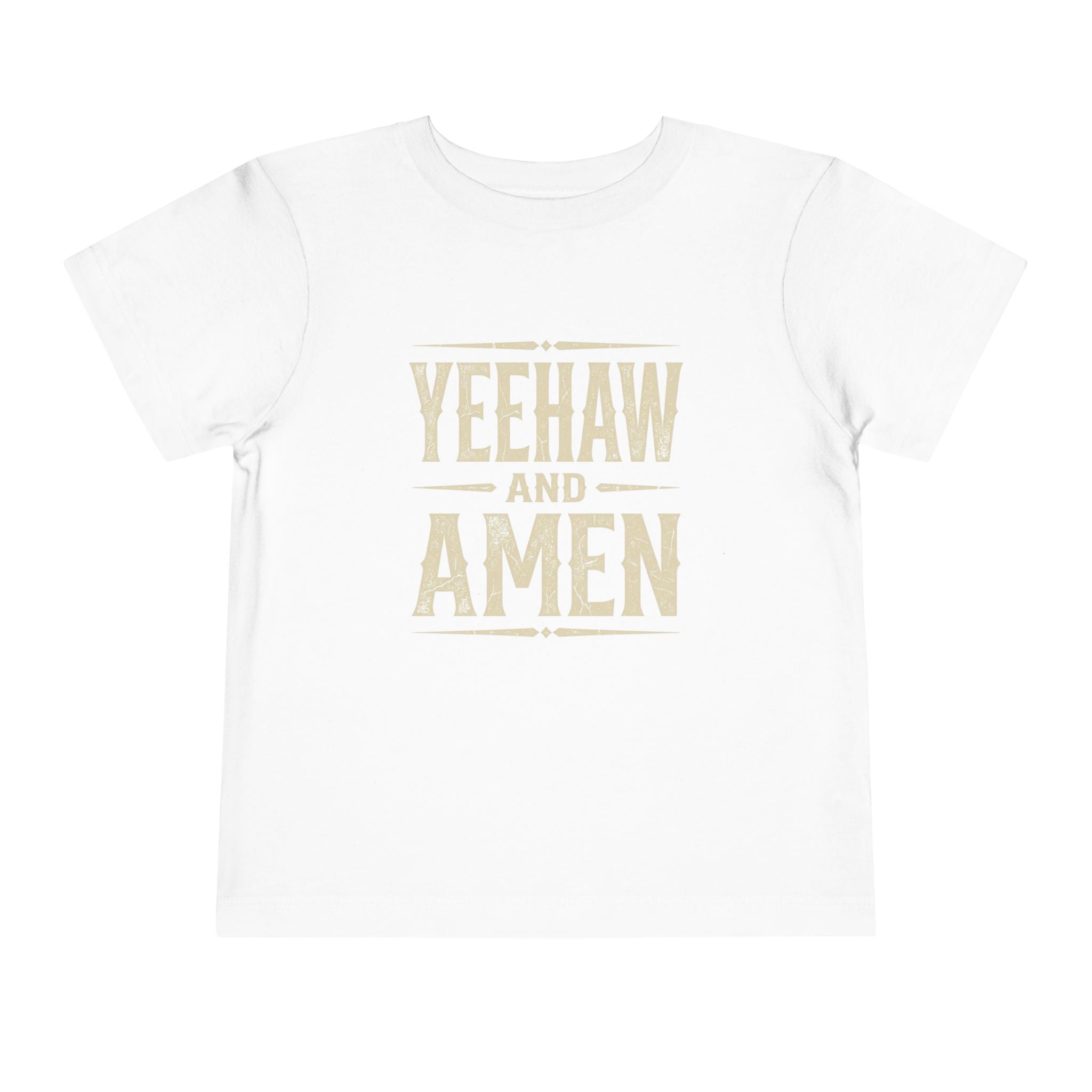 Yeehaw and Amen Toddler Tee