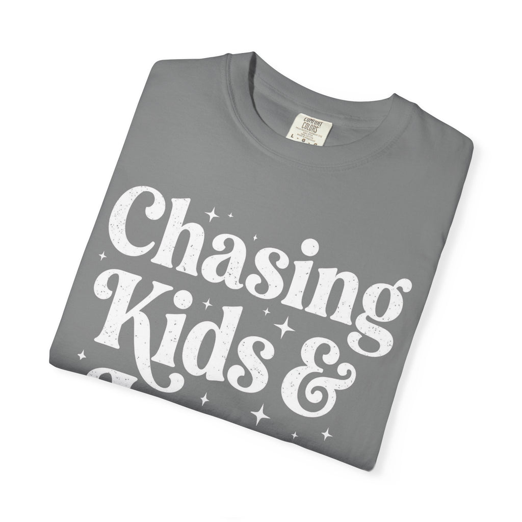 Chasing Kids & Jesus Tee — Christian Mom Graphic T-Shirt