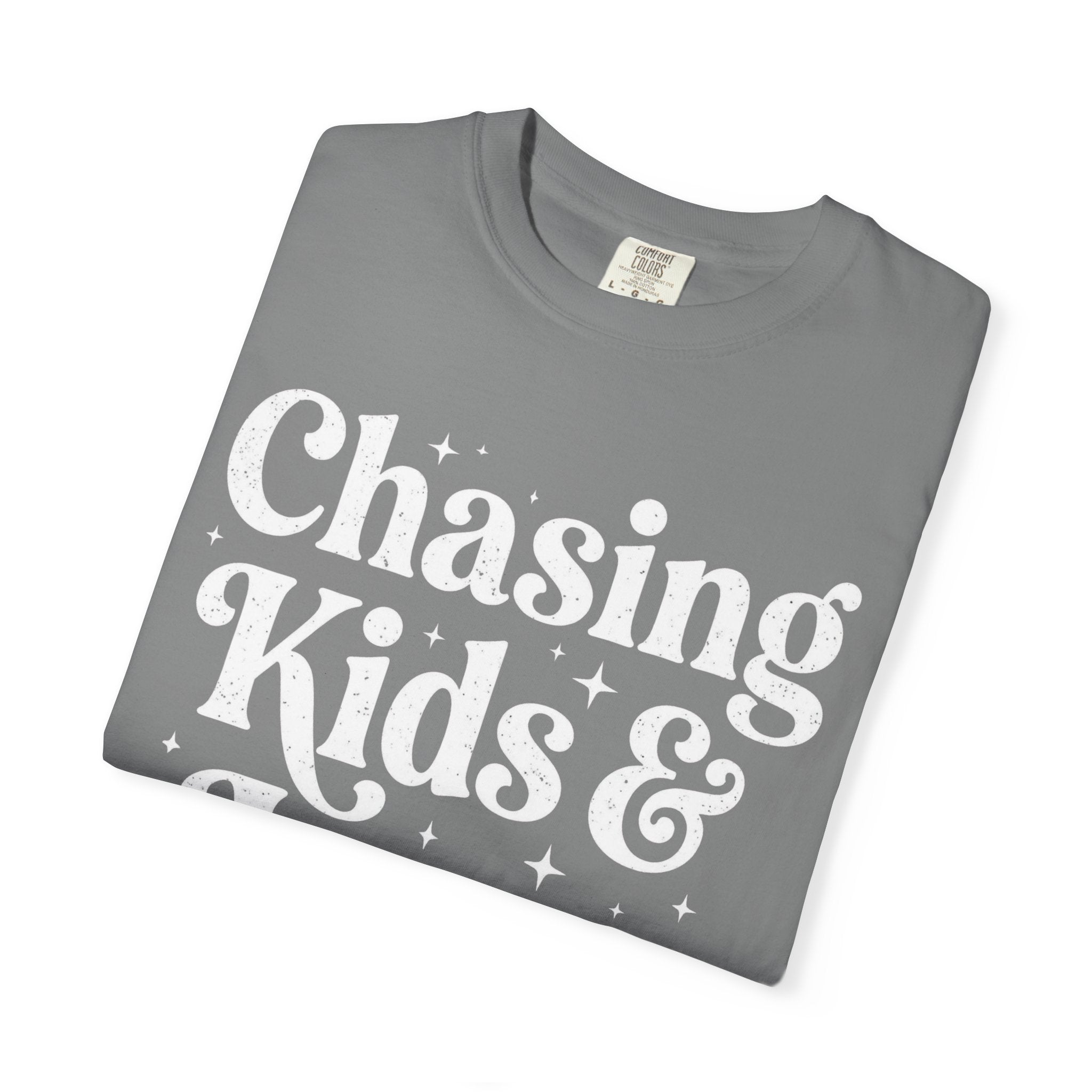 Chasing Kids & Jesus Tee — Christian Mom Graphic T-Shirt