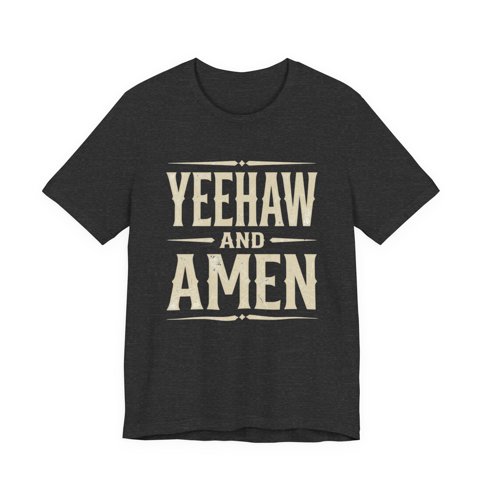 Yeehaw and Amen Tee — Country Faith Graphic T-Shirt