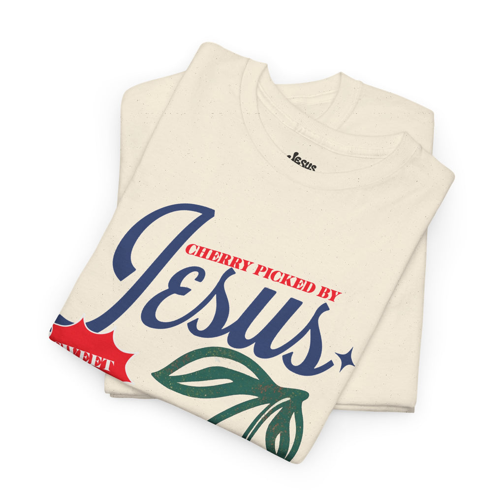 Jesus Sweet Cherry T-Shirt — Retro Faith Graphic Tee
