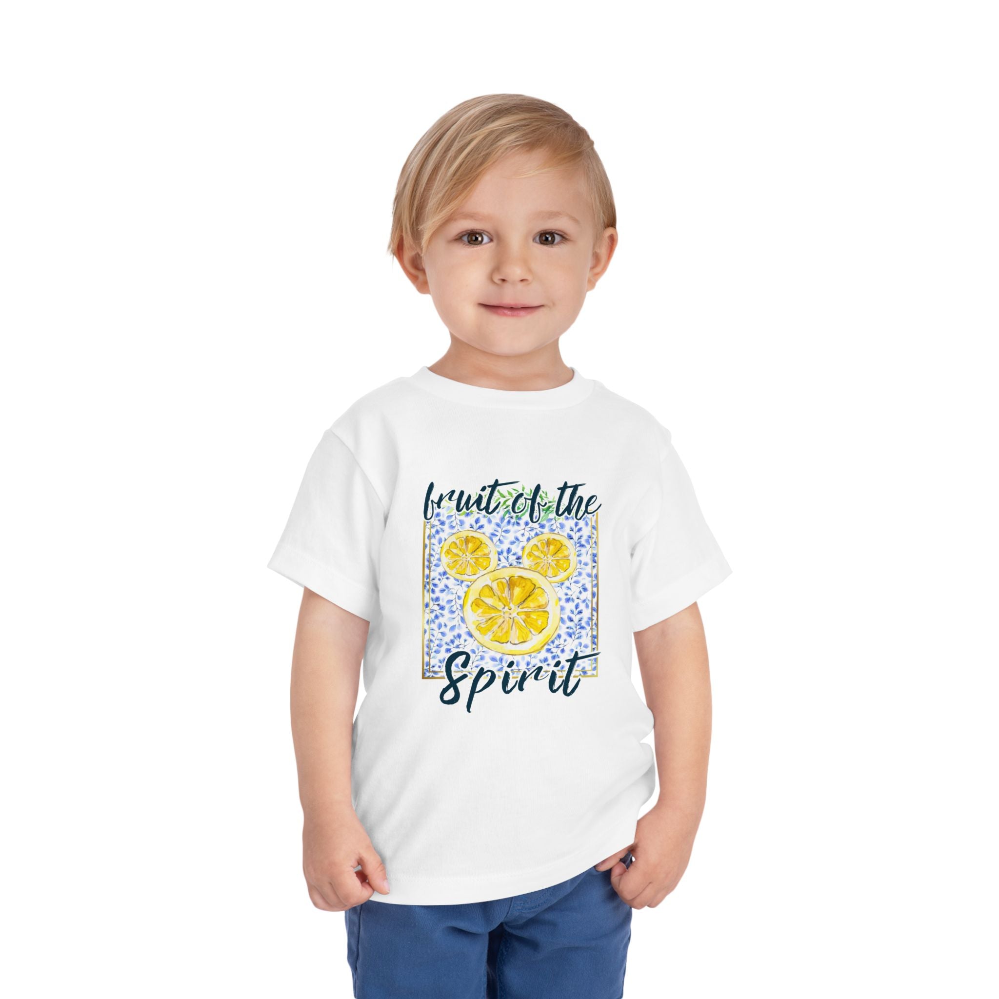 Fruit of the Spirit Lemon Toddler Tee — Cute Christian Kids Shirt