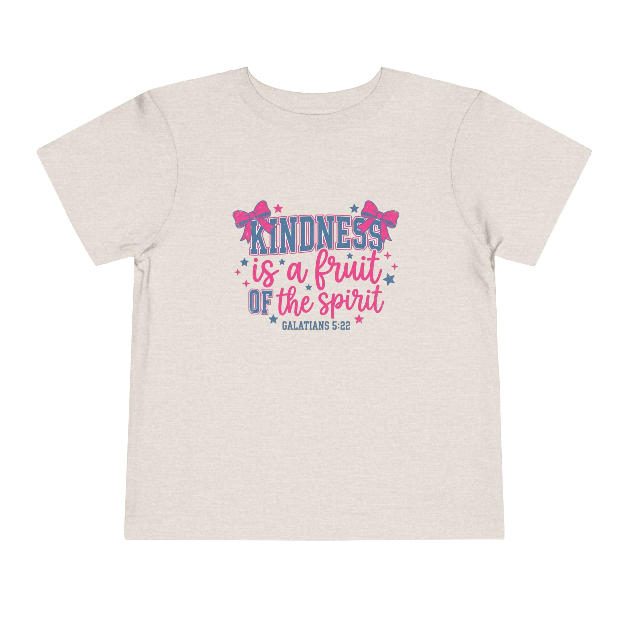 Toddler Tee — “Kindness Is a Fruit of the Spirit” Christian Kids Shirt