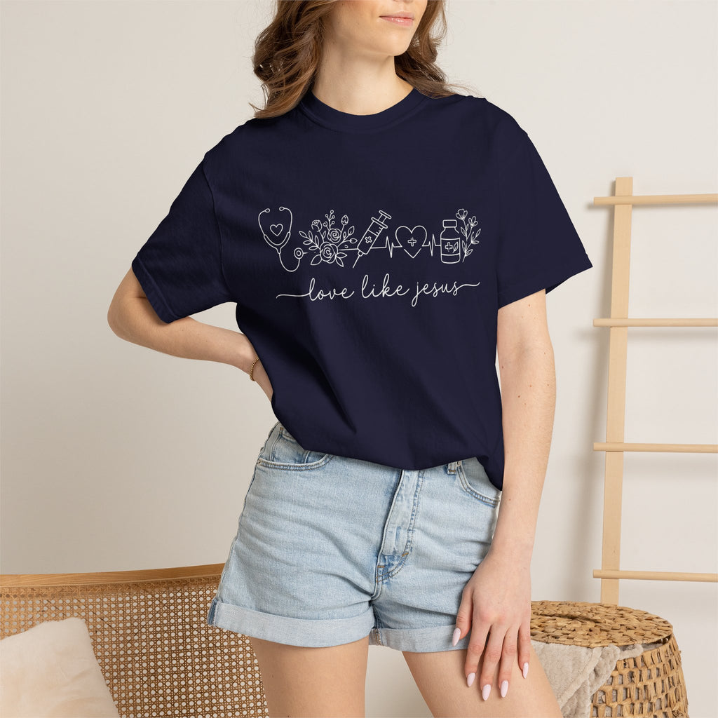Classic White Tee - Plain Unisex Jersey Short Sleeve T-Shirt