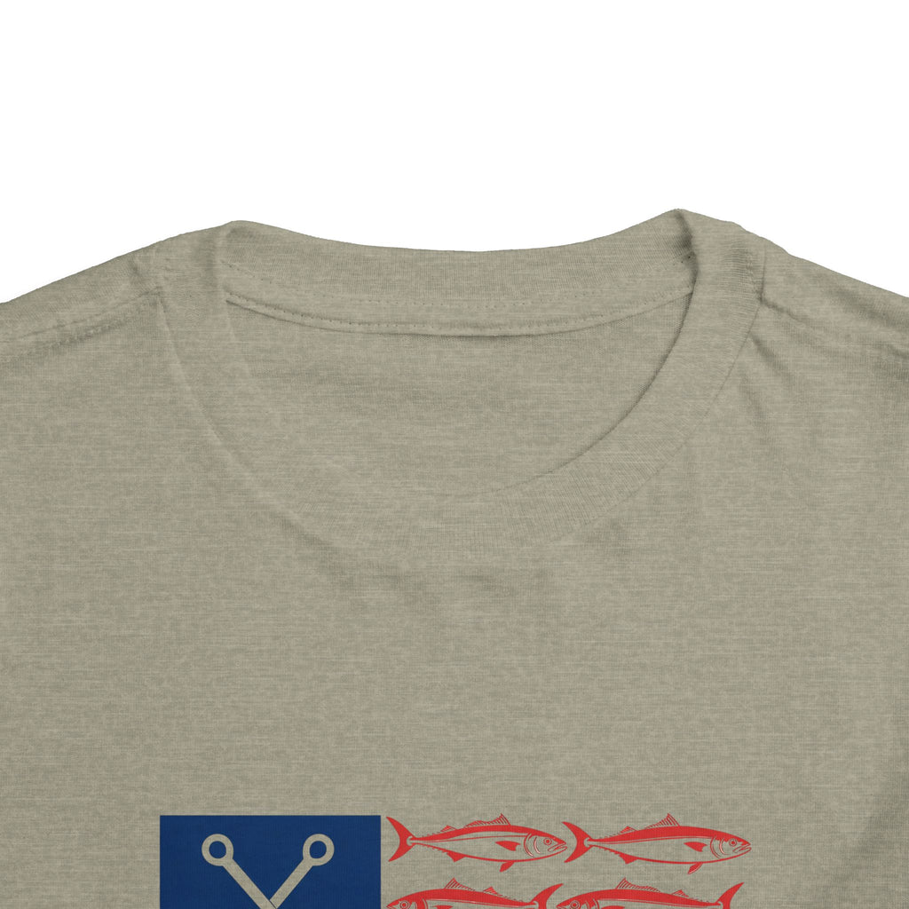 Hold Fast Toddler Tee — Nautical Fishing Flag Kids Shirt