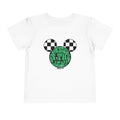 Toddler Tee — "Jesus Is The Light" Mickey Ear Graphic (Checkerboard)