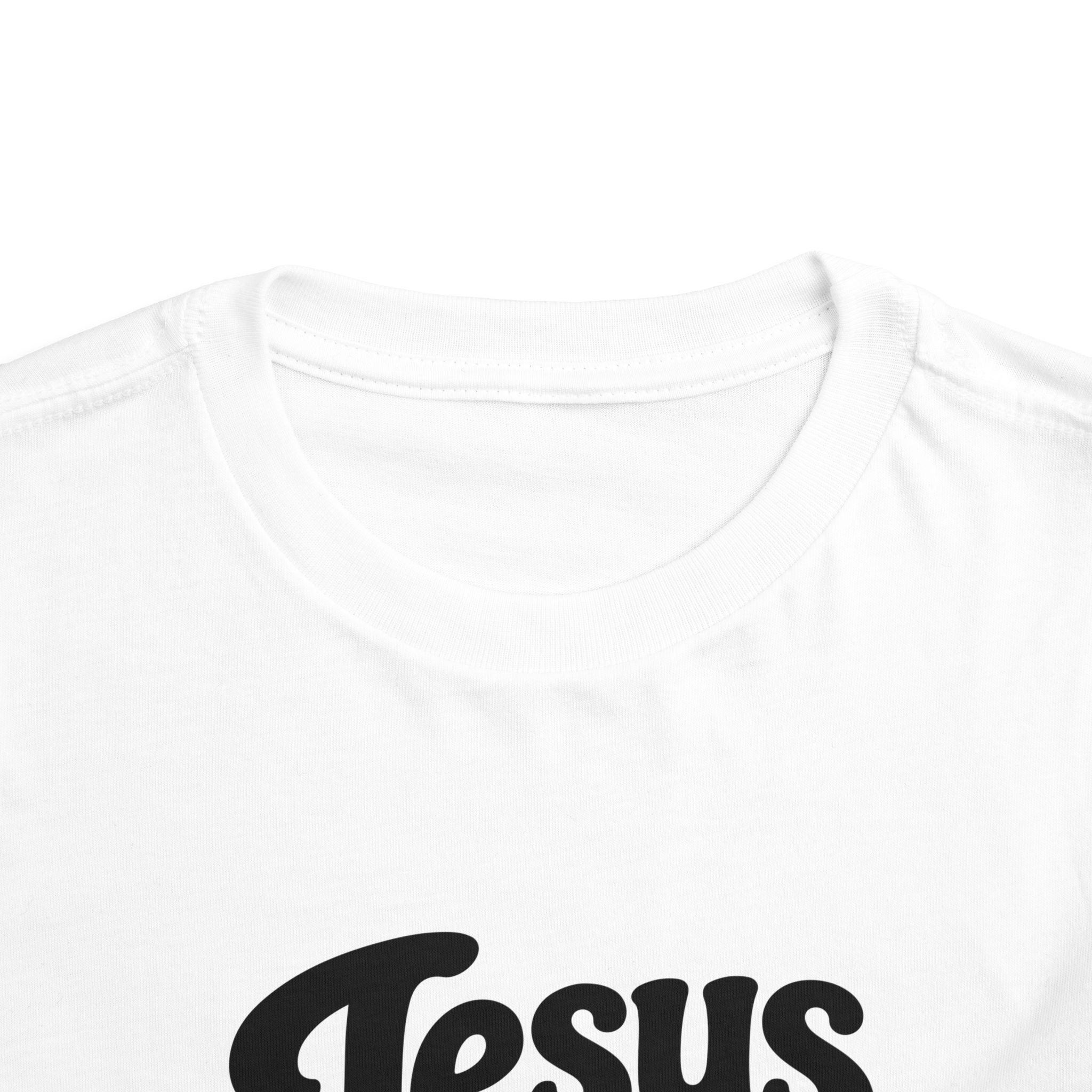 Jesus Is King Toddler Tee — Christian Baby Shirt, Faith-Based Kids Clothing