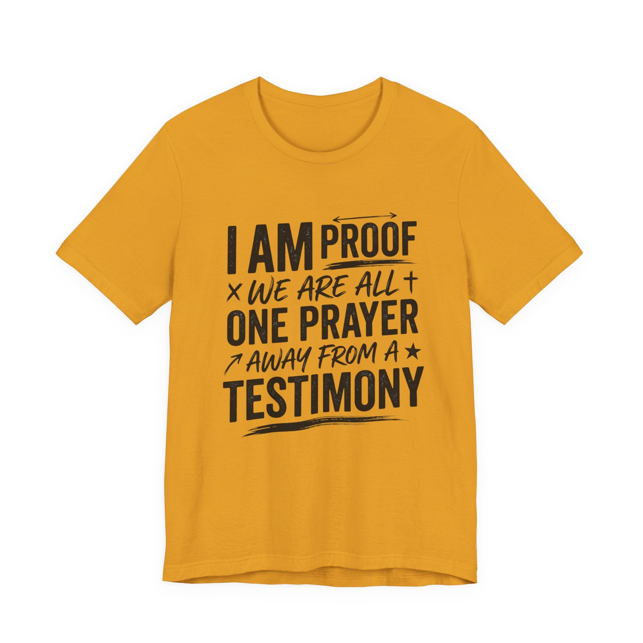 I Am Proof Prayer Testimony T-Shirt