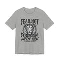 Fear Not Lion Tee — "Fear Not For I Am With You" Isaiah 41:10 Christian T-Shirt