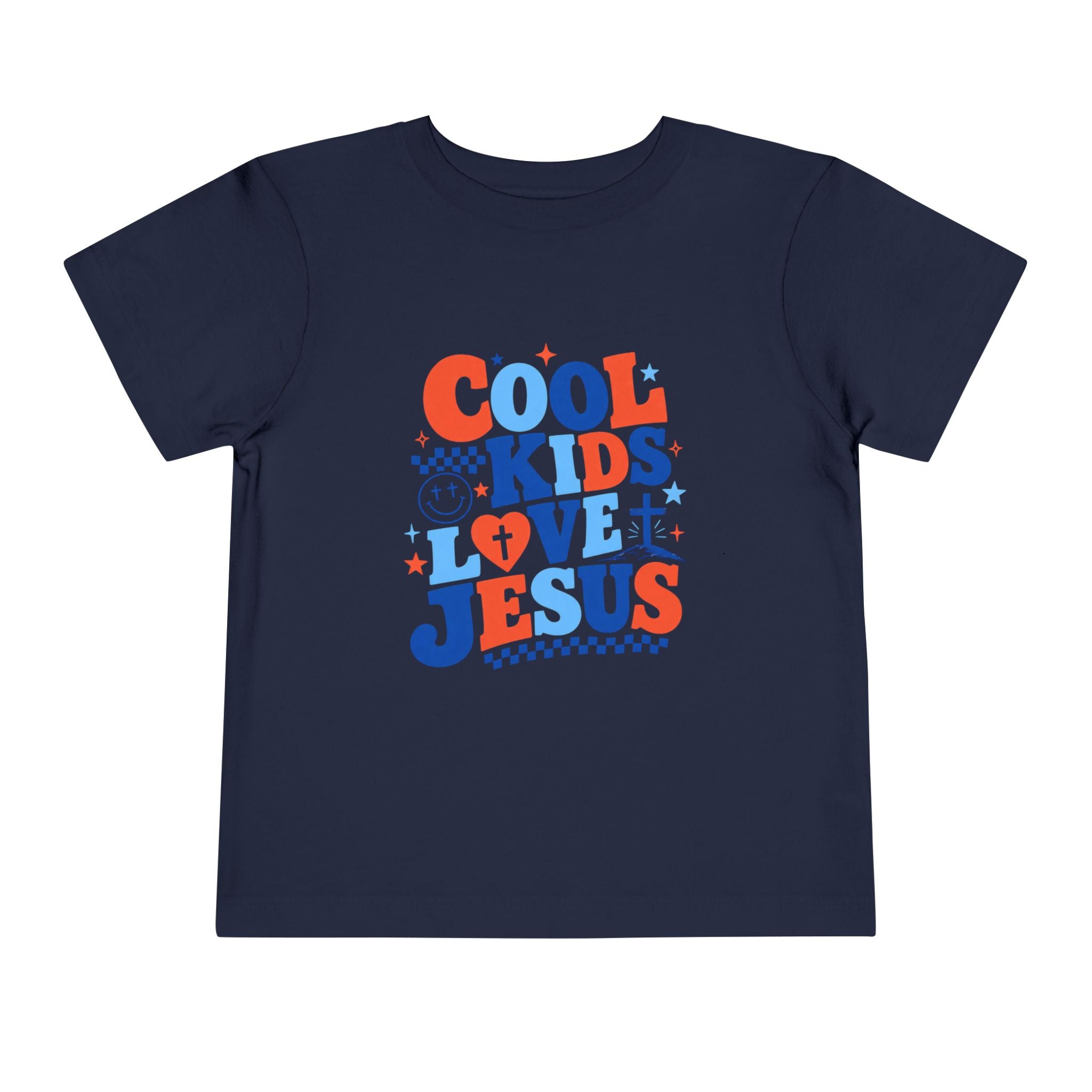 Cool Kids Love Jesus Toddler Tee — Cute Christian Graphic Shirt