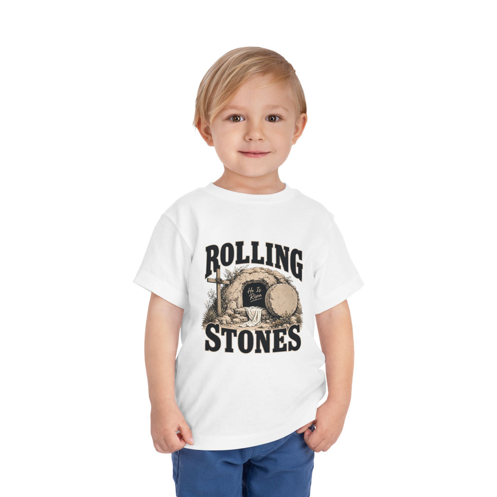 Toddler Tee – "Rolling Stones" Vintage Resurrection Rock Kids Shirt