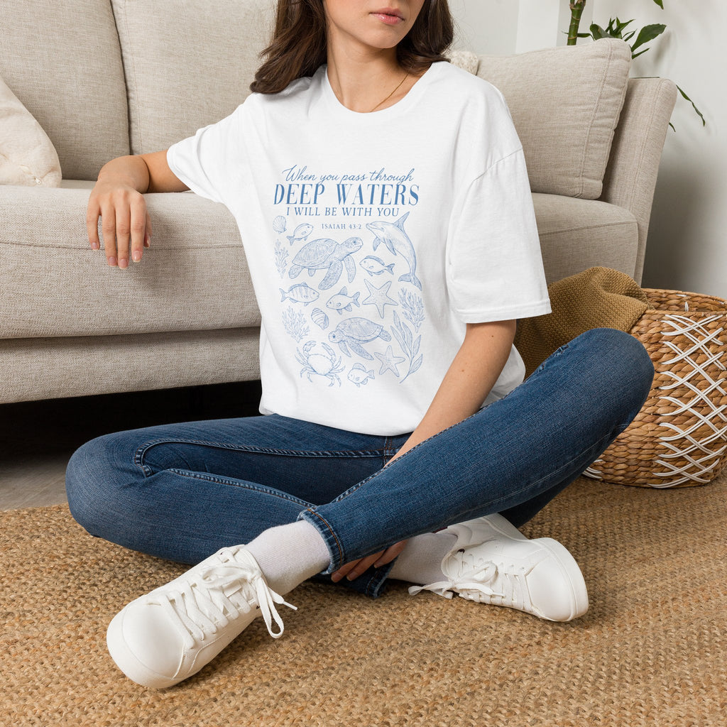 (Gildan 6400) Deep Waters