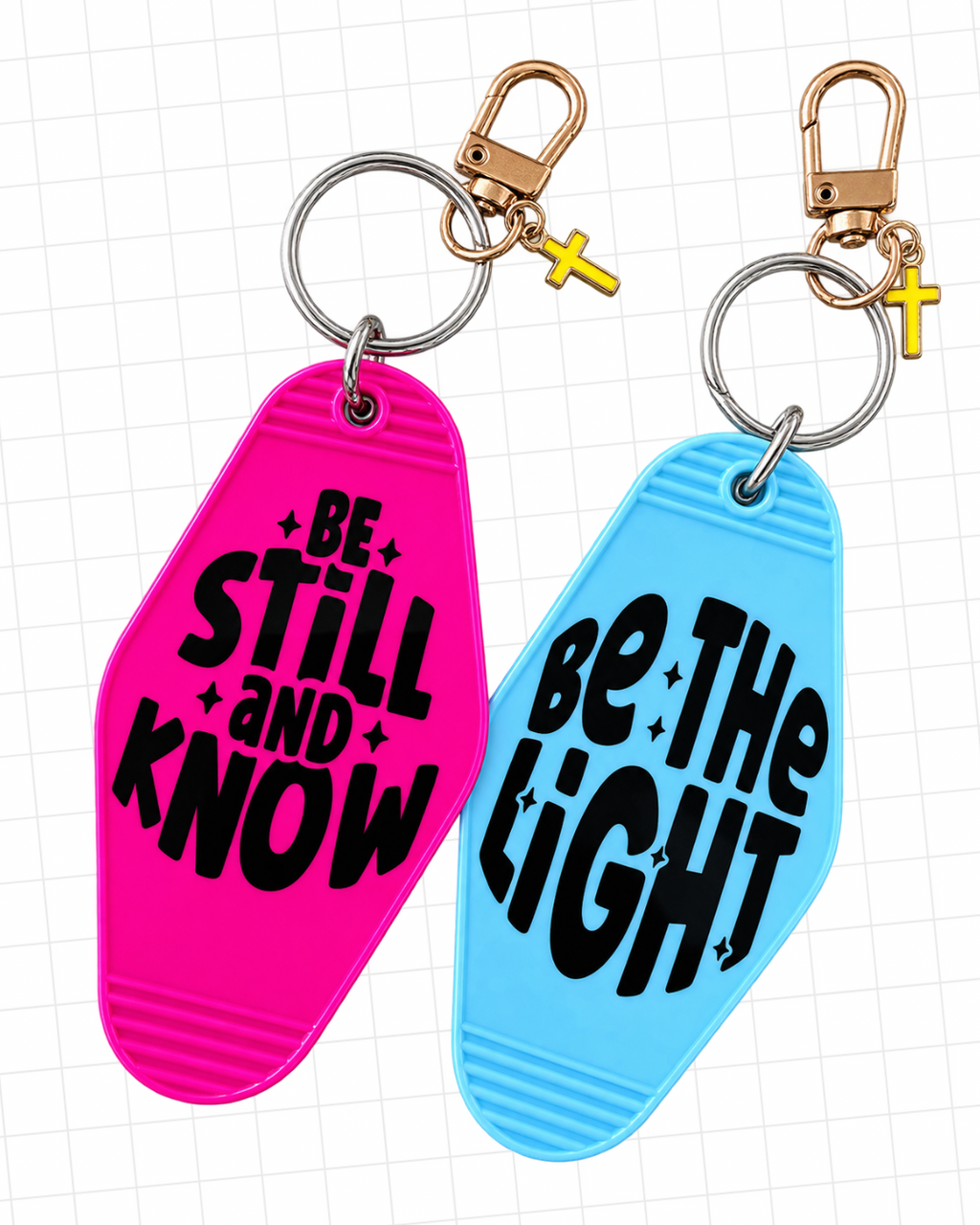 Christian Motel Keychain