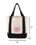 Jesus Loves You Mini Tote