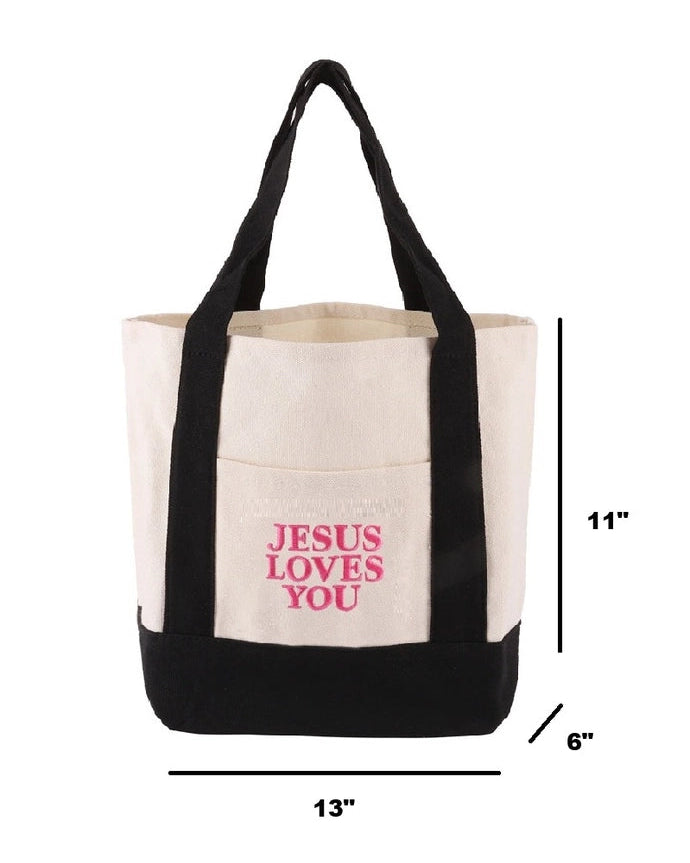 Jesus Is King Mini Tote